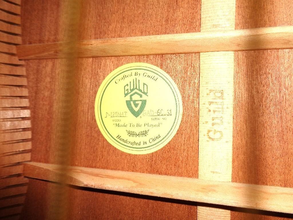 GUILD D-125 NAT オール単板マホガニー 美品！ 純正ハードケース付