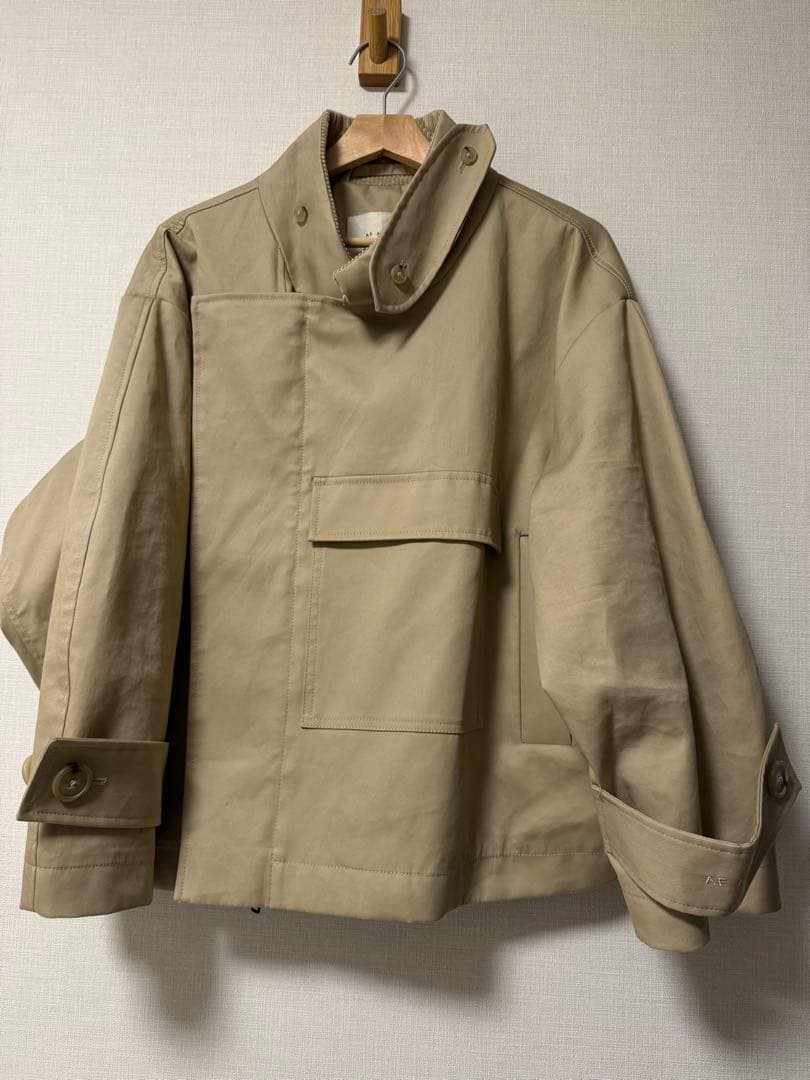 maru様☆AFagger トレンチコート スプリングコート ショート - メルカリ