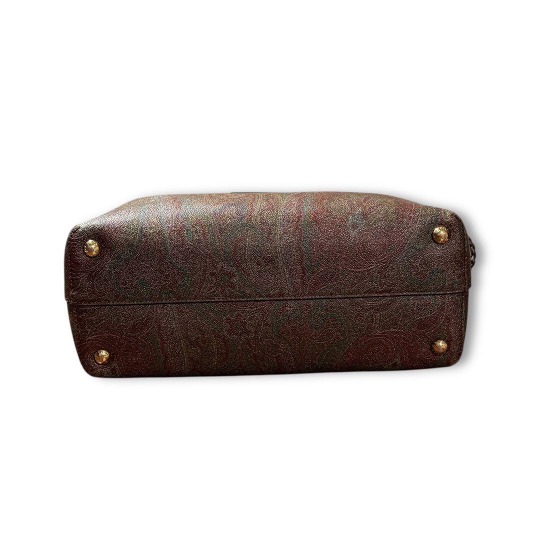 エトロ ペガソ トートバッグ ペイズリー PVC レザー 肩掛け 2way ETRO