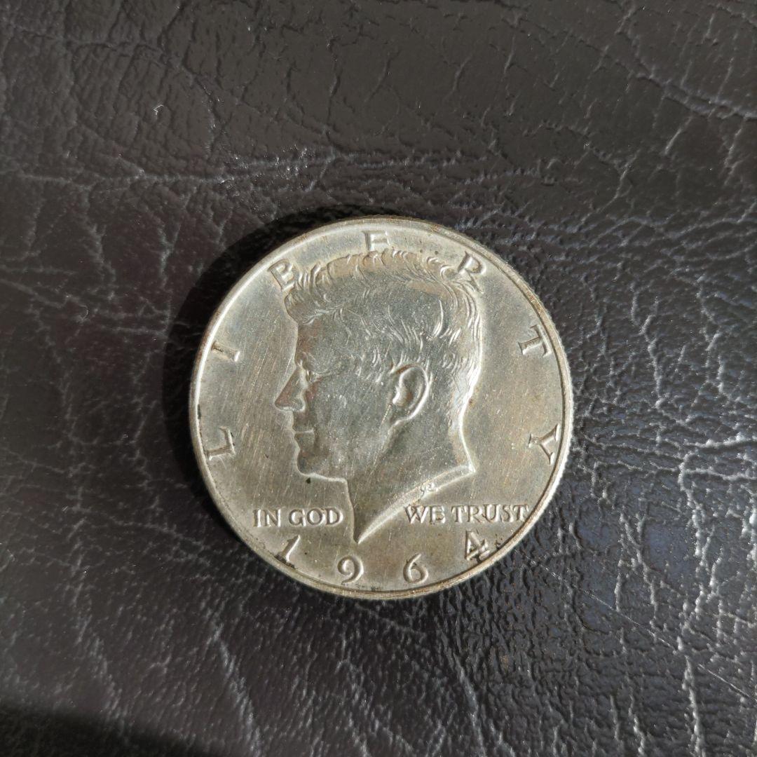 1964年 ケネディ ハーフダラーDミントマーク - メルカリ
