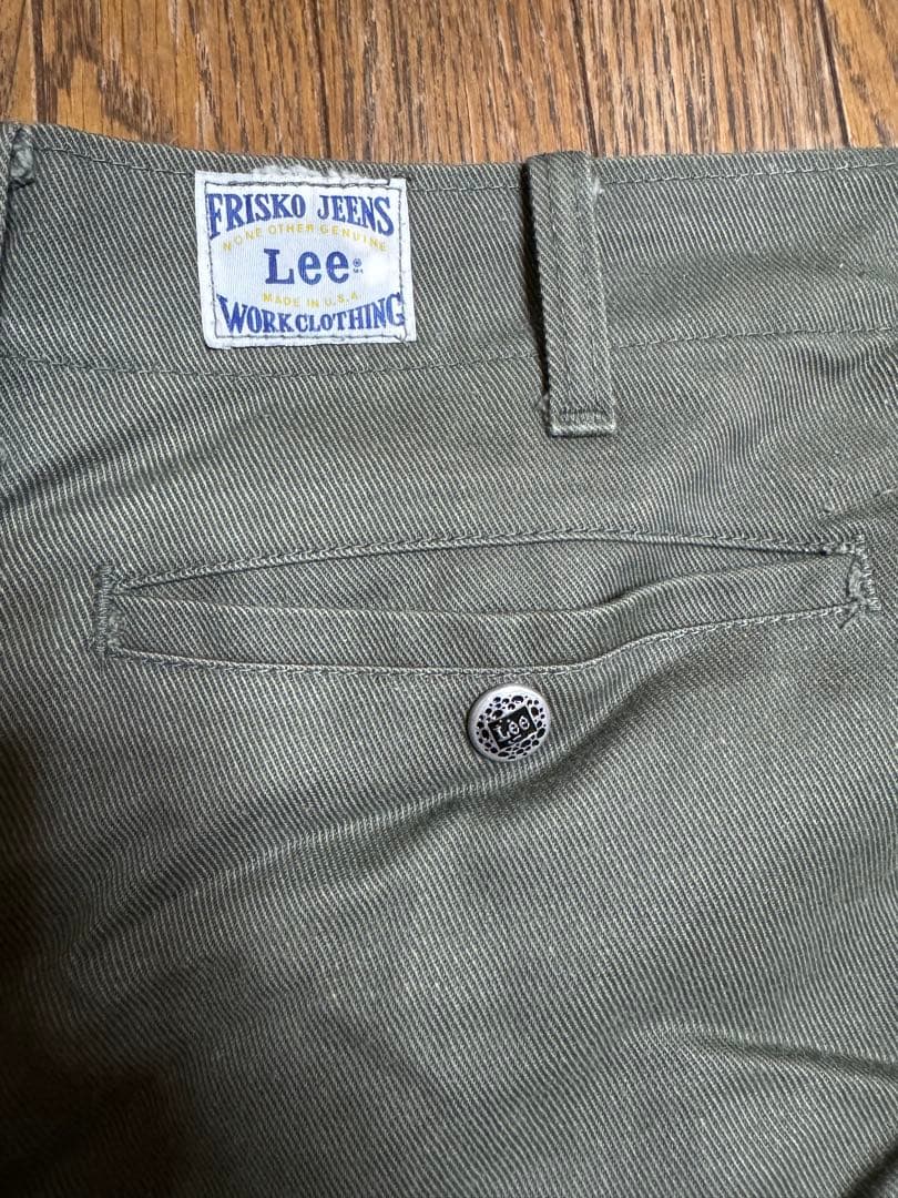 緑黄色界隈 Lee FRISKO JEENS ワークパンツ オリーブ 1970's Lee FRISKO JEENS Deadstock | Unwave