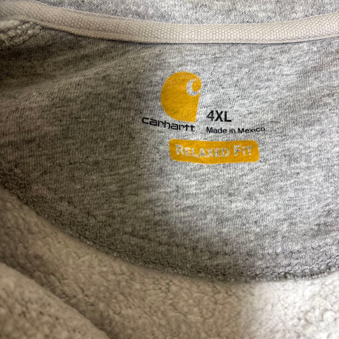 Carhartt グレー ジップアップ スウェット