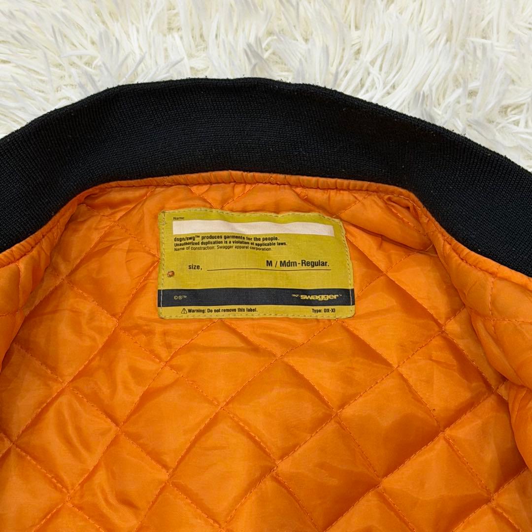 1847 SWGGER スワッガー MA-1フライトジャケット M 黒 ブラック