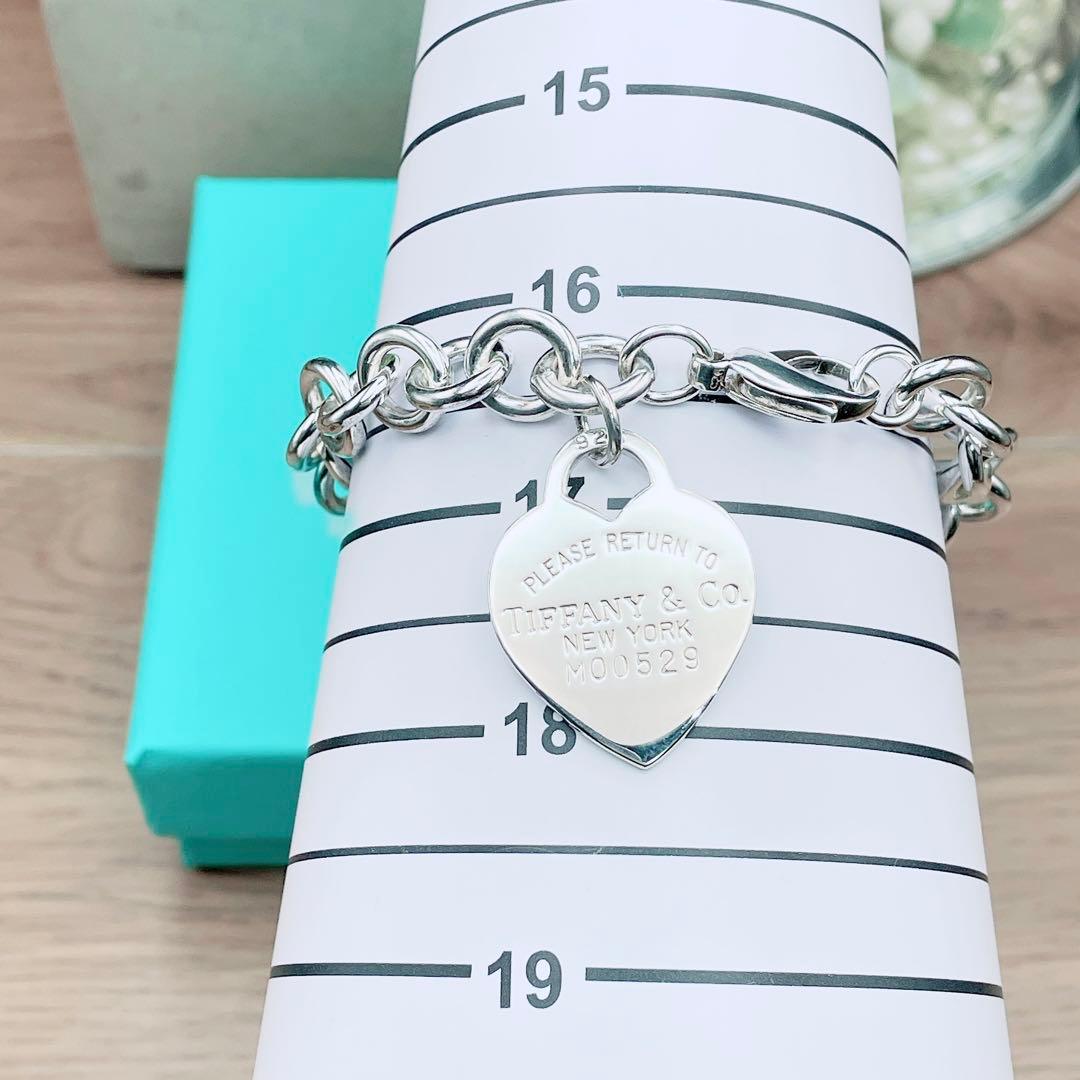 ◇ティファニー◇新品仕上済 リターントゥ ハート ブレスレット Ag 35.6g