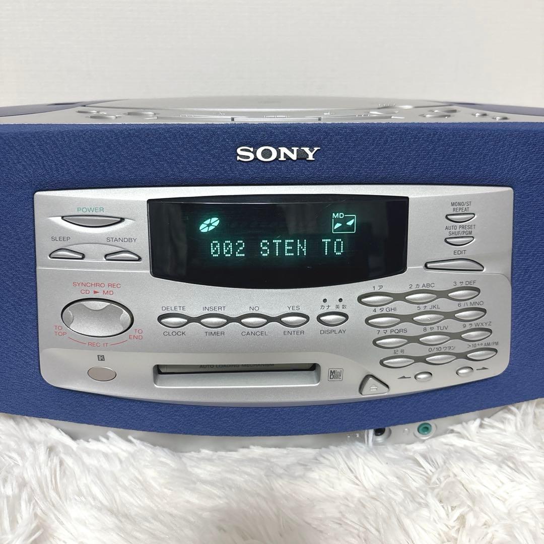 極希少】SONY ZS-M35 MD CD プレイヤー