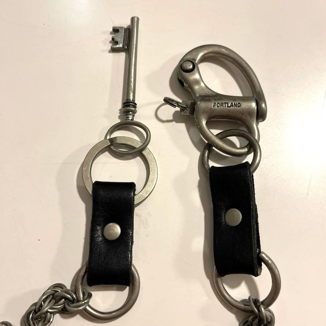 希少 NUMBER (N)INE 08AW ポートランド期 ウォレットチェーン - メルカリ