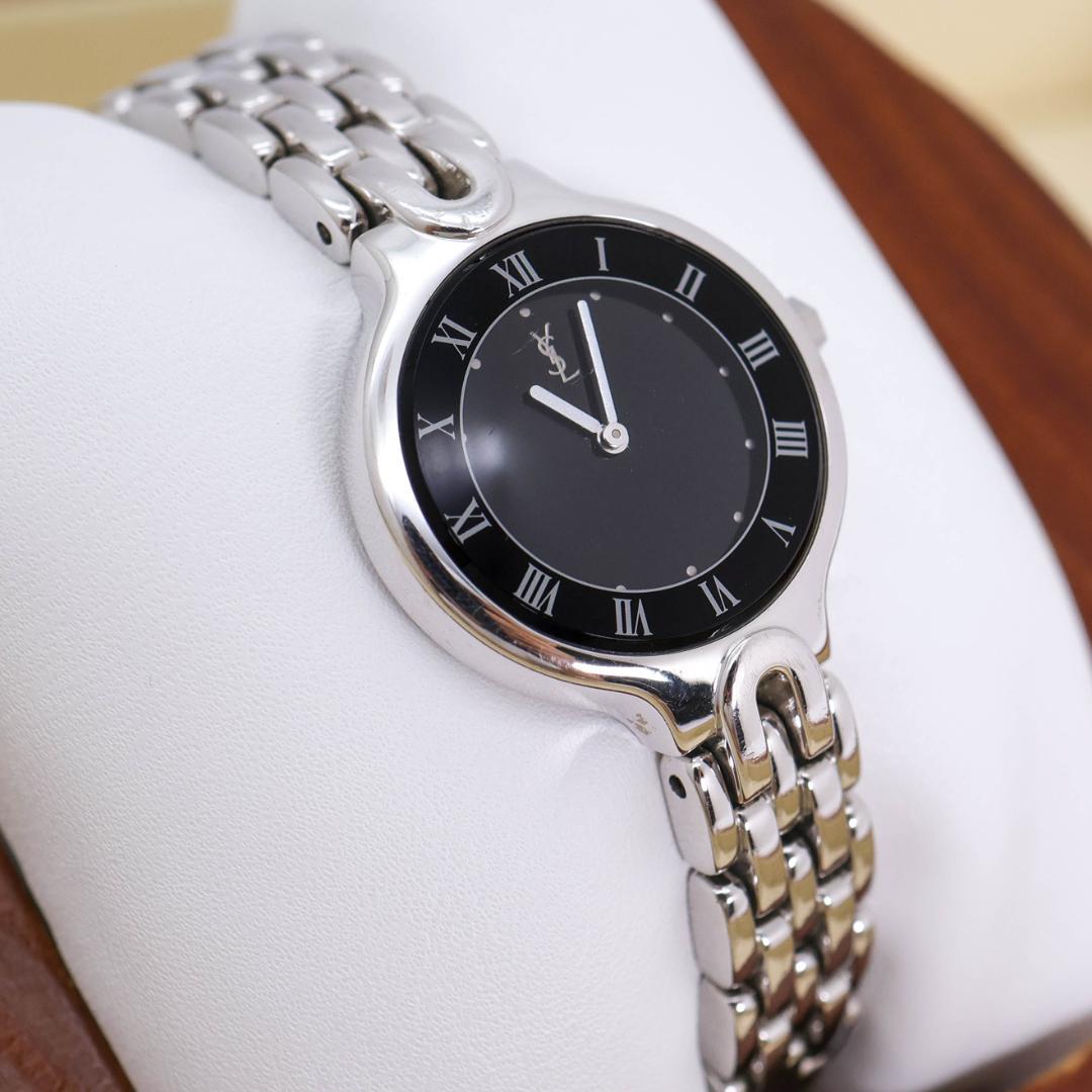 稼働 イヴサンローラン 腕時計 ローマン レディース 新品電池 2529 稼働 イヴサンローラン 腕時計 ローマン レディース 新品電池 2529