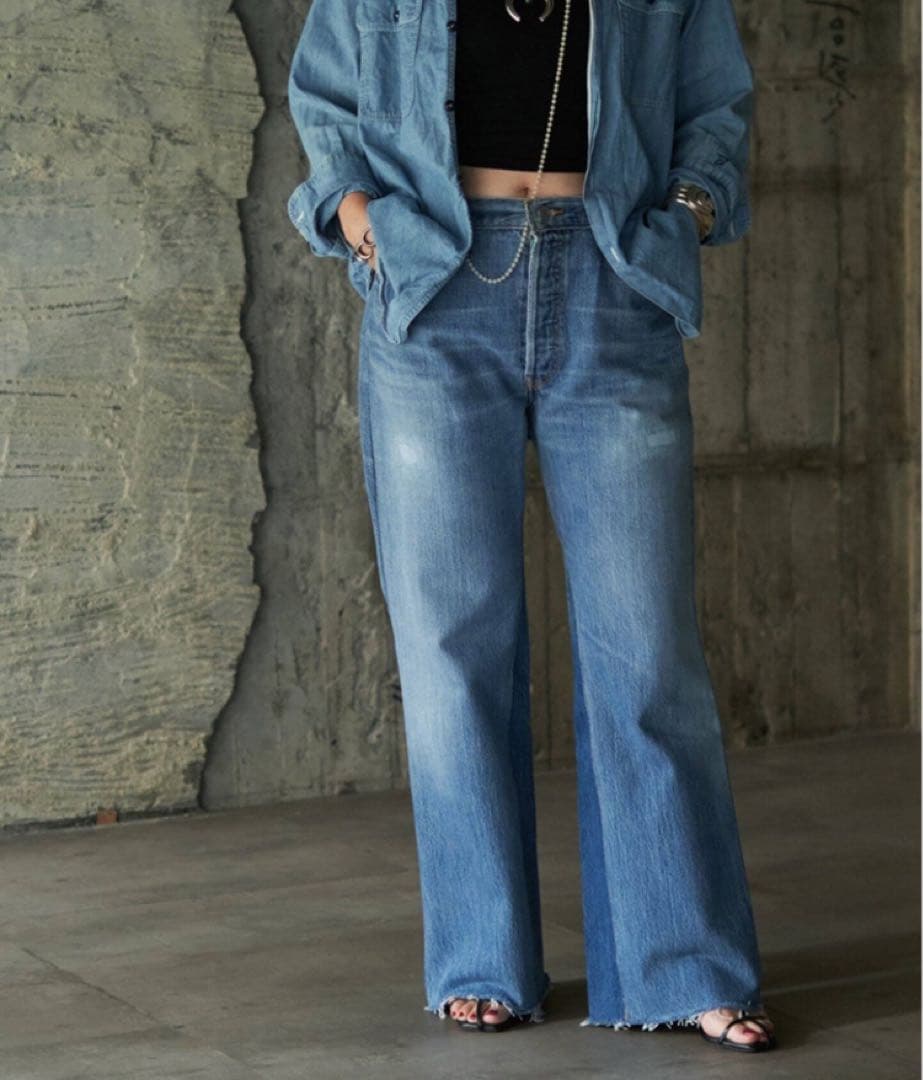 Plage 別注 RE/DONE HIGHRISE FLARE デニム RE/DONE FLARE HIGHRISE