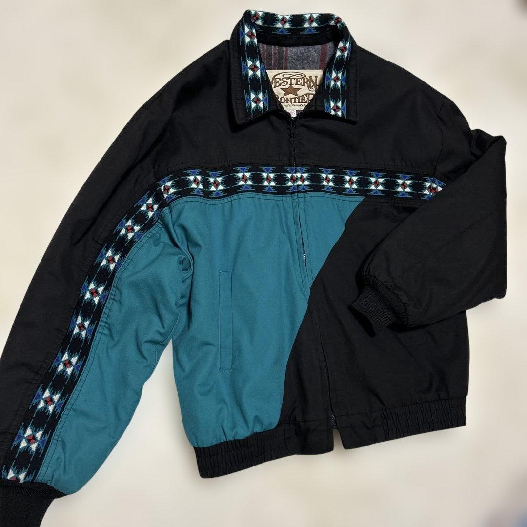 Carhartt風 Southwest ダックジャケット USA製 ネイティブ柄 90's