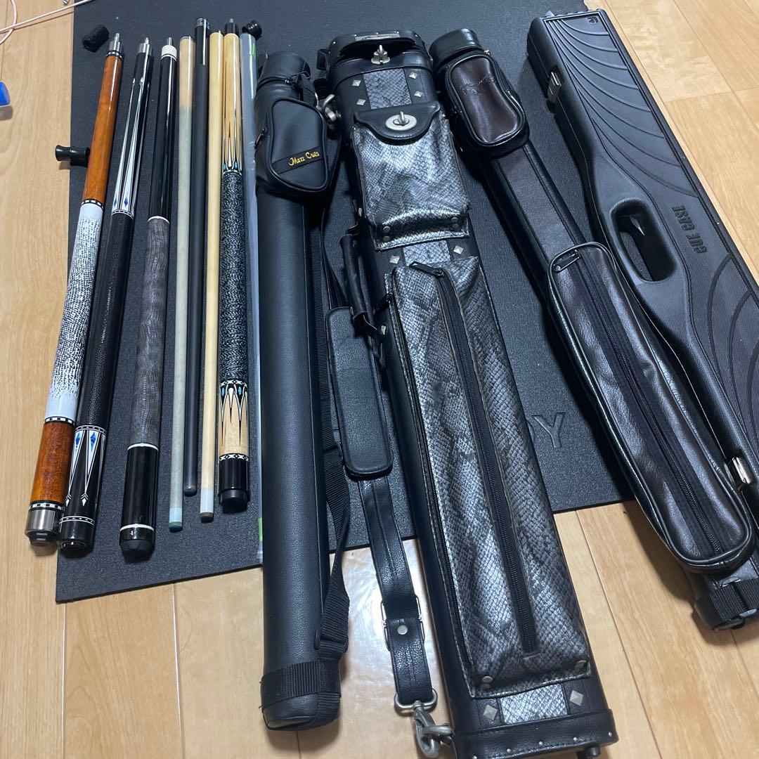 N*a様 ビリヤードキュー 8本セット ケース付き 楽天市場】【楽天ランキング1位獲得】【送料無料】ビリヤードセット