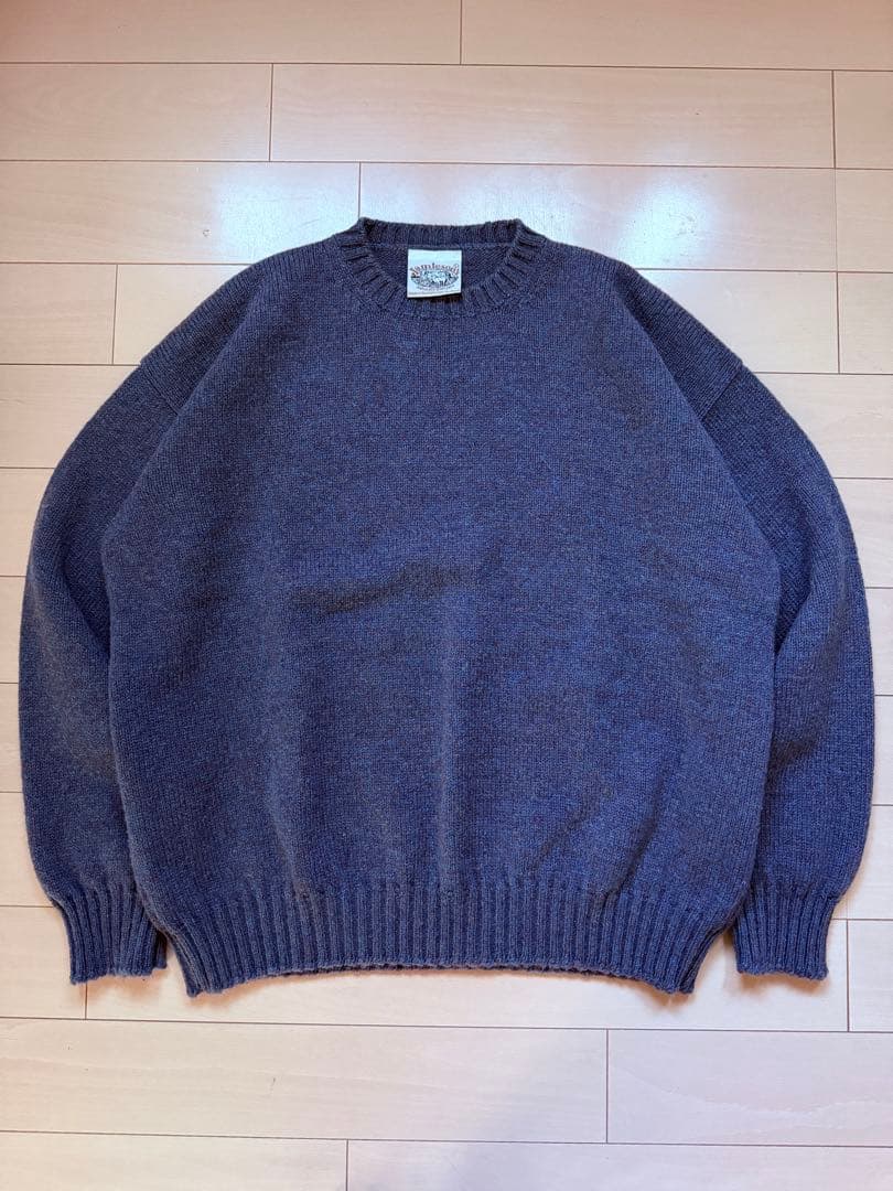 Jamieson's ウールニット ボックスシルエット 珍カラー - メルカリ