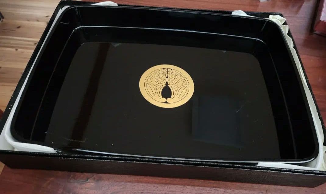 新越前漆器 広蓋盆 秀峰 丸抱茗荷 - メルカリ