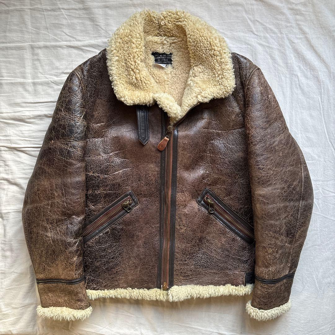 USA製】AVIREX B-9 フライトジャケット ムートン 初期モデル - メルカリ