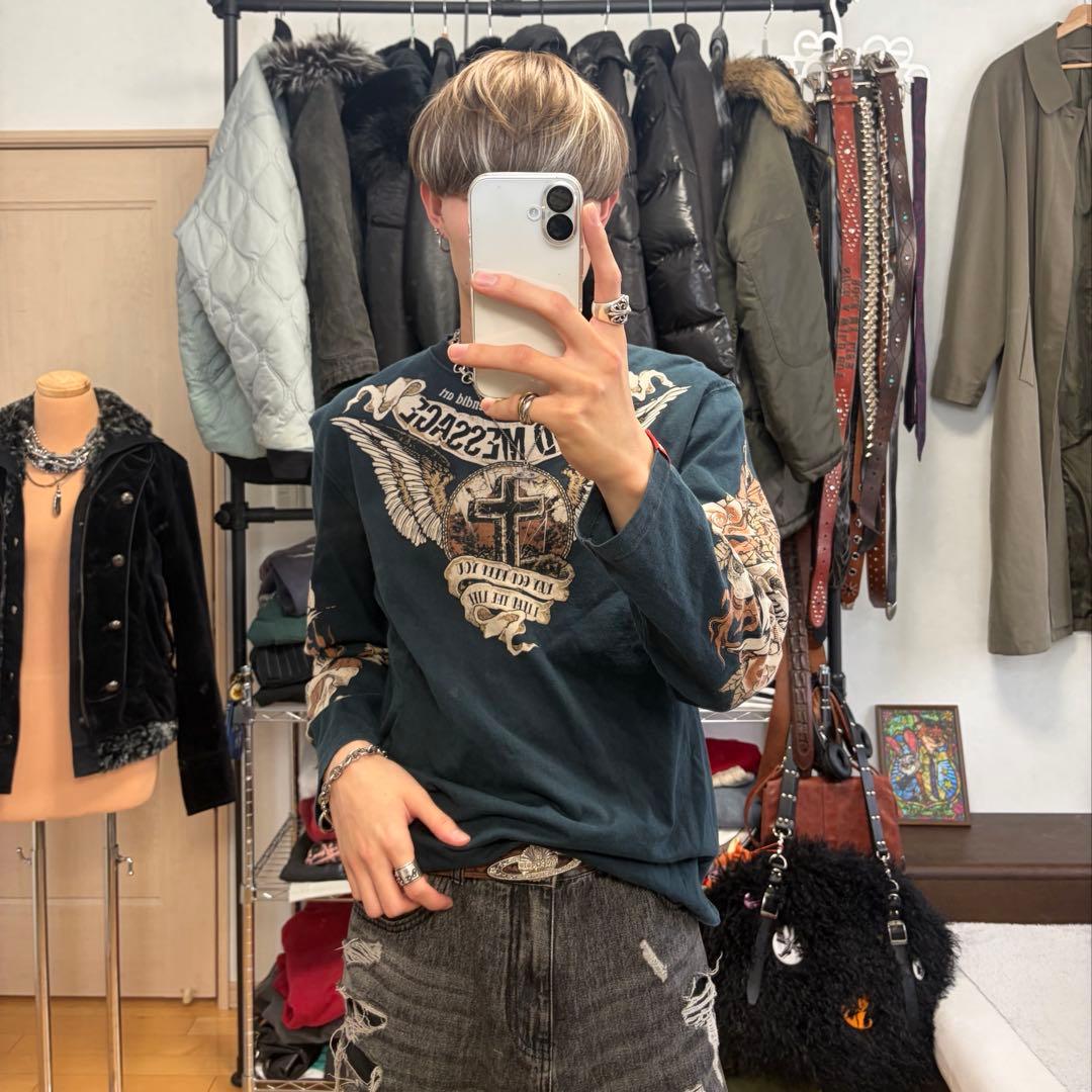 タトゥー y2k グランジ 平成 お兄系 ダーク archive アメカジ - メルカリ