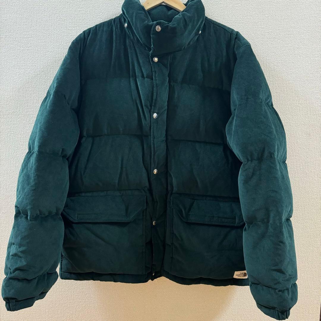 茶タグ】ザ・ノース・フェイス コーデュロイ シエラ ダウン ジャケット