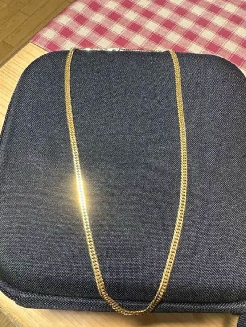 最終。k18 喜平ネックレス　19.3g 6面w