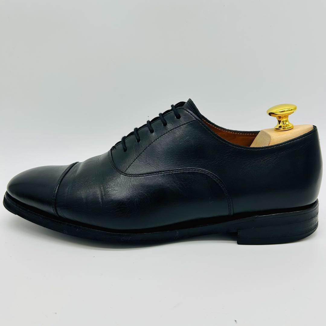 ユニオンインペリアル ストレートチップ 25.5cm ブラック 内羽根 革靴