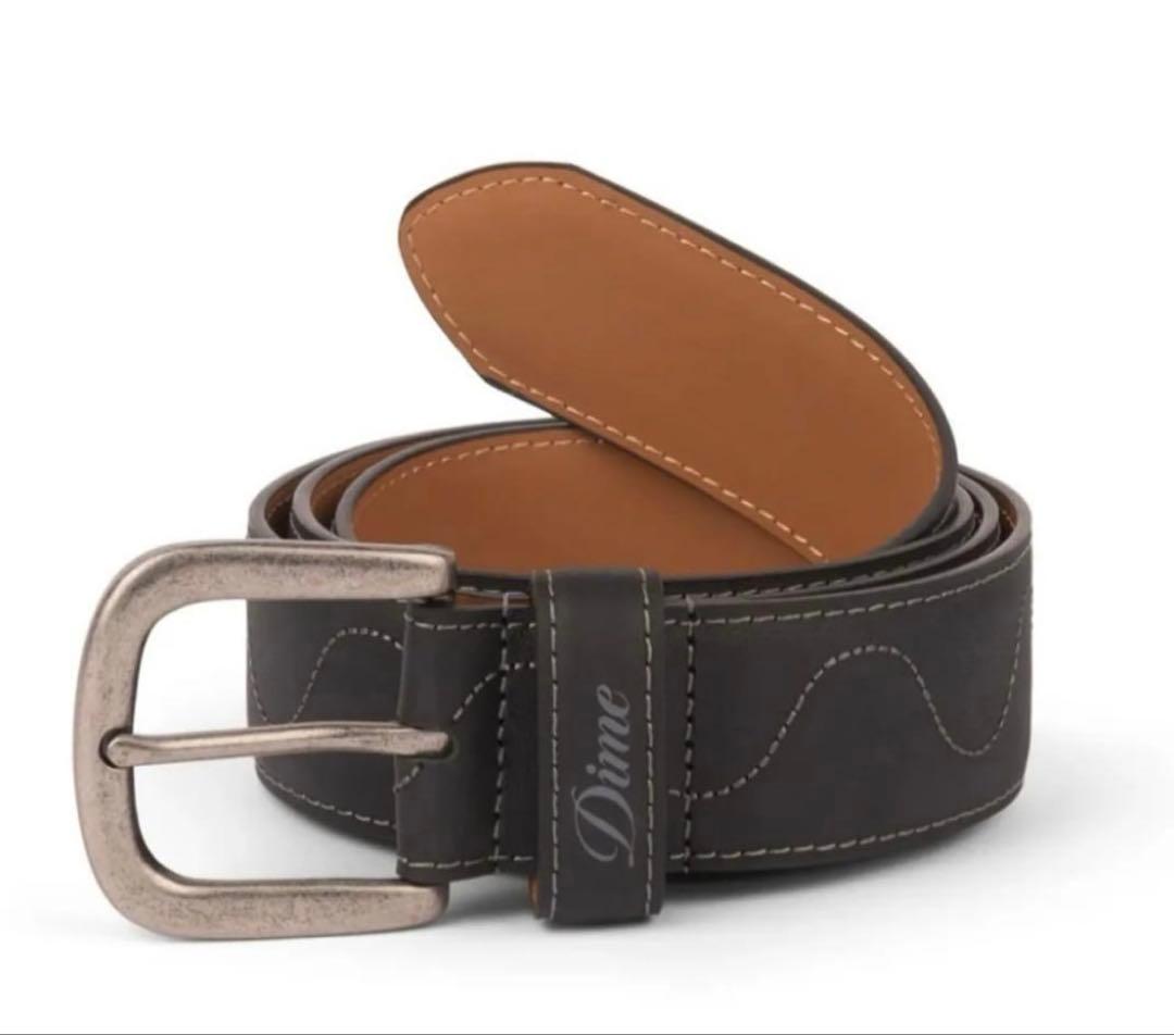 DIME Desert レザーベルトブラック Dime Desert Leather Belt / BLACK (ダイム レザーベルト