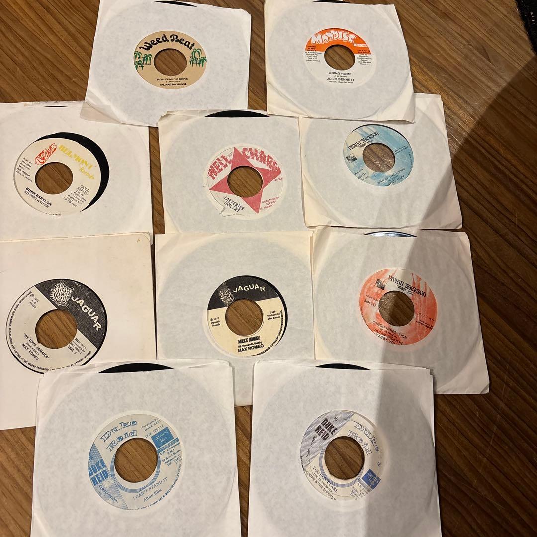 レゲエ7インチ ルーツ系再発盤 まとめ売り80枚くらい＋レア盤数枚