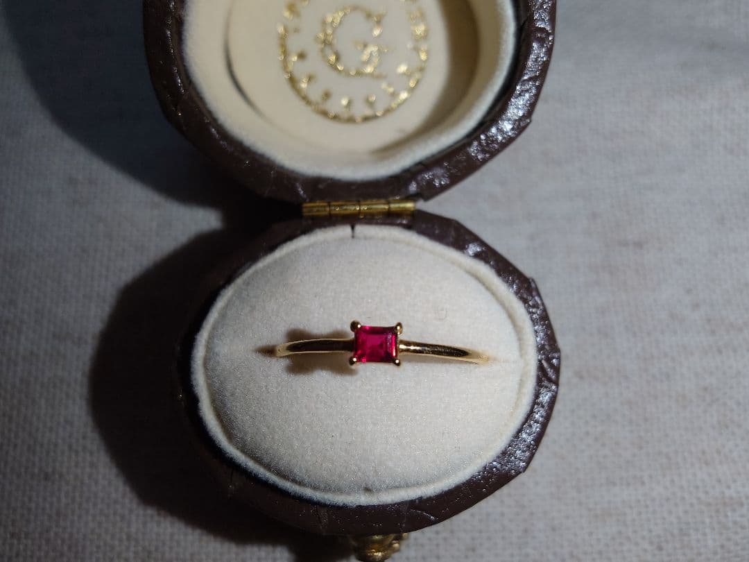 レッドスピネル 優美堂 k18 12号 - メルカリ