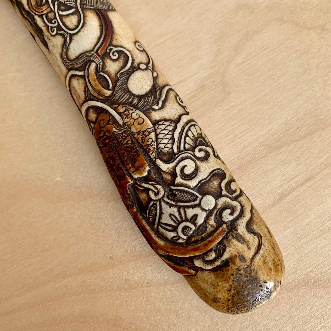 鹿の角 枝角 煙草 キセル 煙管 アンティーク 江戸時代 美品 - メルカリ