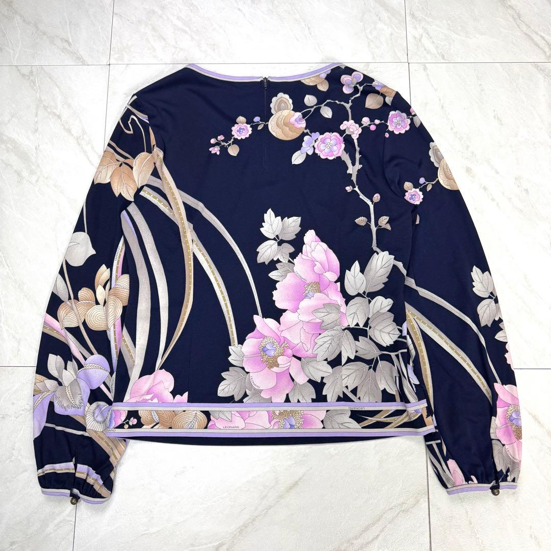 極美品 レオナール トップス カットソー プルオーバー カンカン 花柄