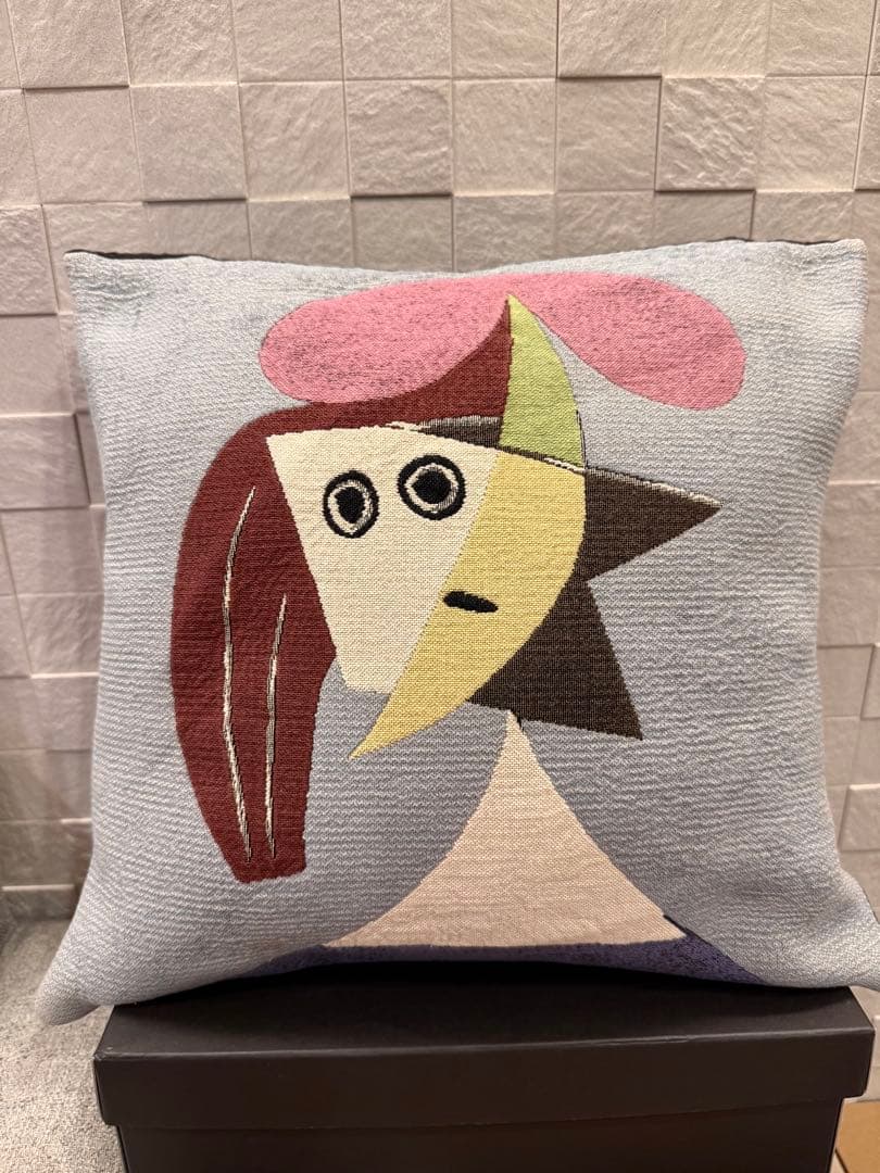 【希少】JULES PANSU コンランショップ picassoクッションカバー JULES PANSU（ジュール・パンス）パブロ ピカソ ピカソ ラ レーヴ 45