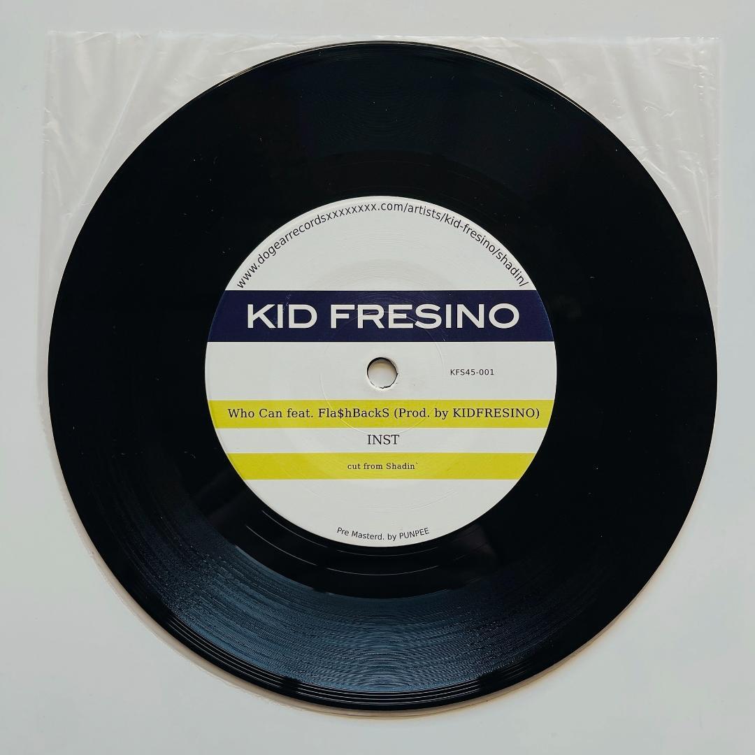 7インチレコード KID FRESINO FLA$HBACKS キッド フレシノ - メルカリ