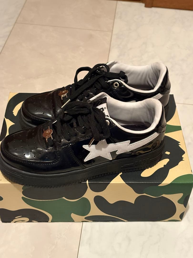 BAPESTA 26.5センチ スニーカーパテントレザー BAPE STA™ ICONにパテントレザーモデルが登場 | bape.com