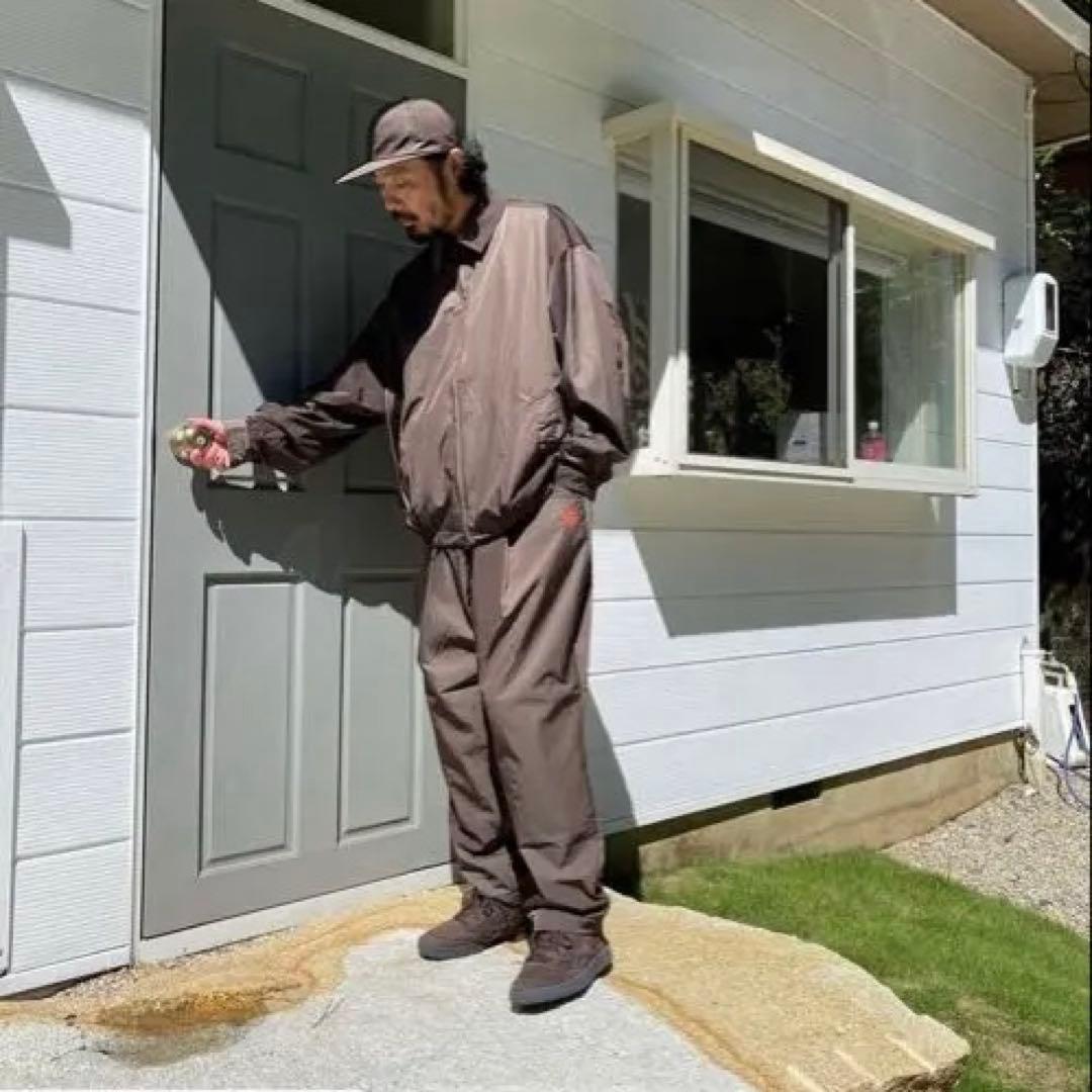 seesee ブラウン ナイロンジャケット セットアップ - メルカリ