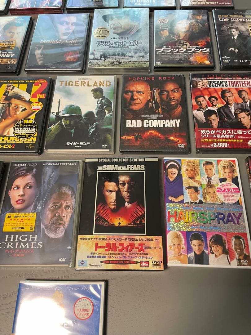 洋画 DVD 新品 未開封 レア作品有り 25枚セット 全て未開封 特別番多数