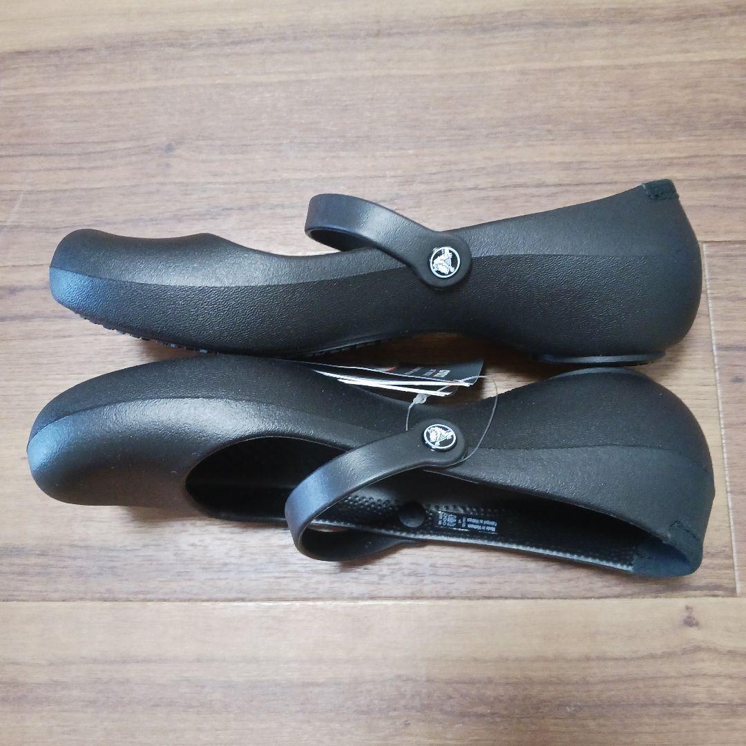 2326【廃盤・希少・新品】クロックス crocs アリスワーク ブラック 23