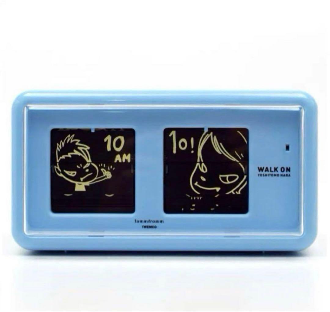 ラッピング済✴︎奈良美智 パタパタクロック フリップクロック WALK ON 自宅にいながら多数のドローイング作品を楽しめる「奈良美智 パタパタ