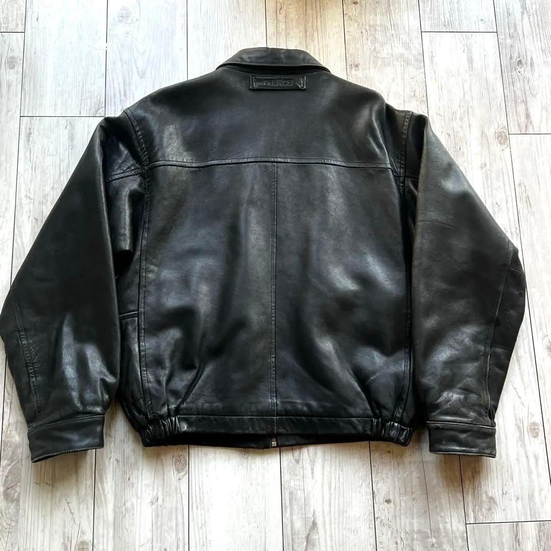 80s- NAUTICA A2 レザージャケット XL 短丈 海外ストリート - メルカリ