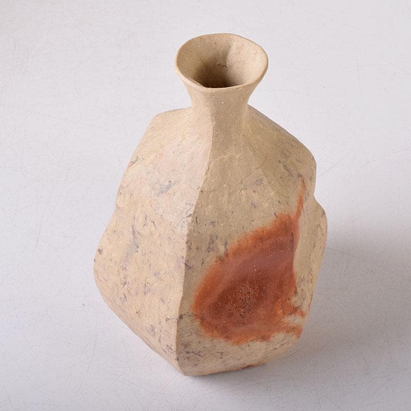 Toshi様専用 備前焼 川端文男作 自然練込 徳利 共布 共箱 V 7597