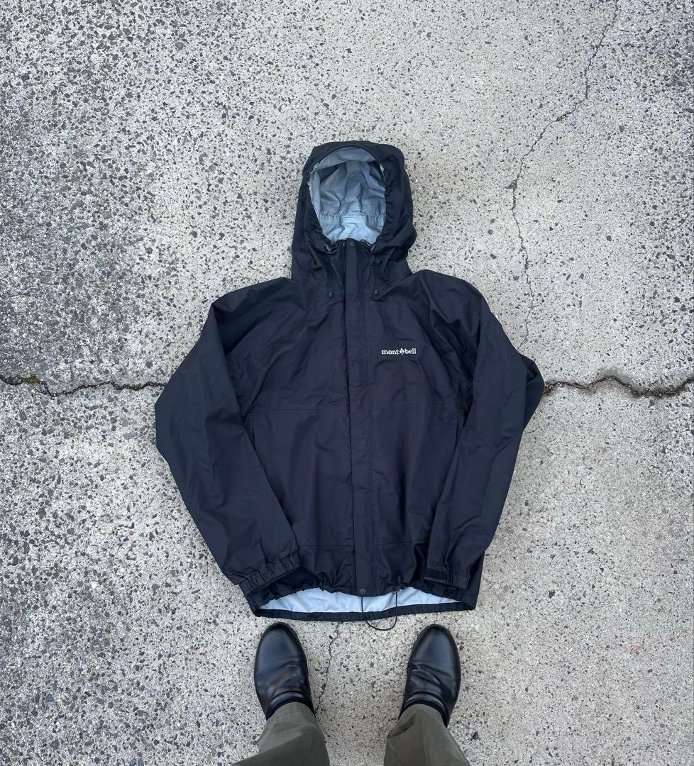 〔美品〕montbell tech shell jacket y2k 刺繍 montbell テック シェルジャケット gore-tex 刺繍ロゴ y2k - メルカリ