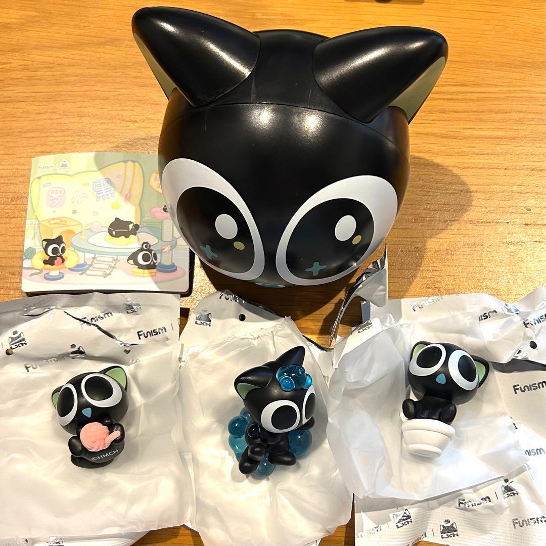 羅小黒戦記 日常シリーズ シャオヘイ ミニフィギュア 3点セット ケース