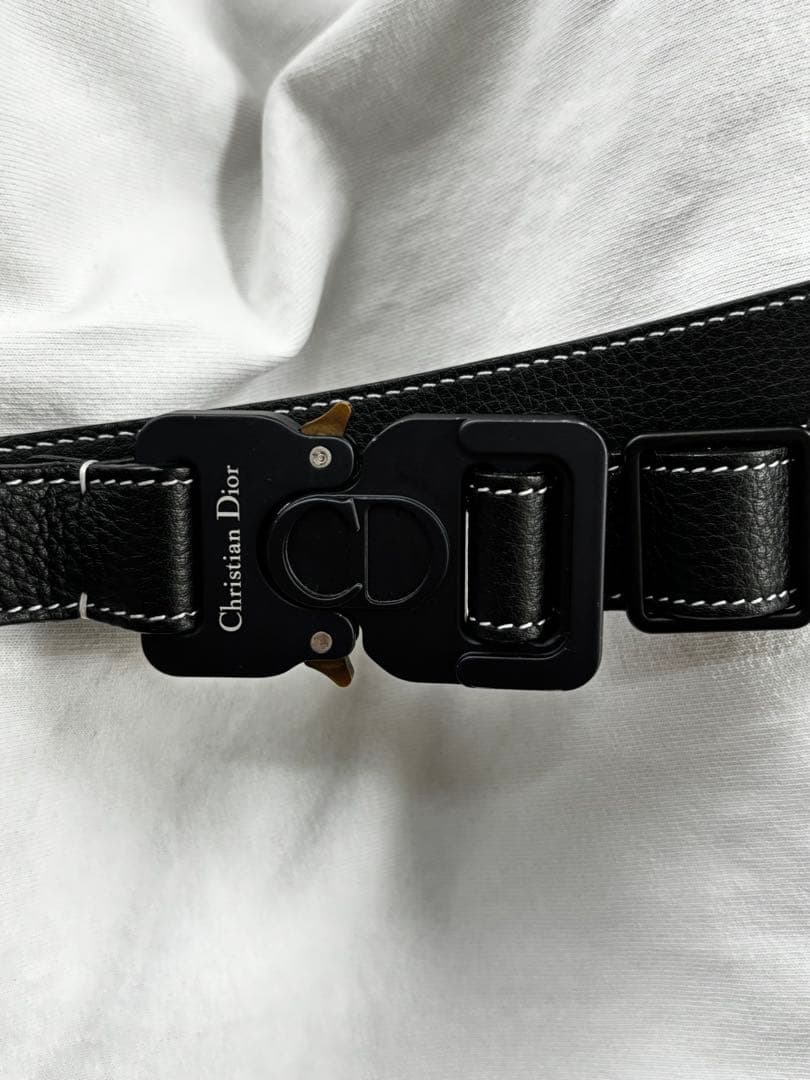 DIOR×ALYX レザーベルト 85 ローラーコースターバックル Christian Dior（クリスチャン・ディオール） DIOR × ALYX ディオール