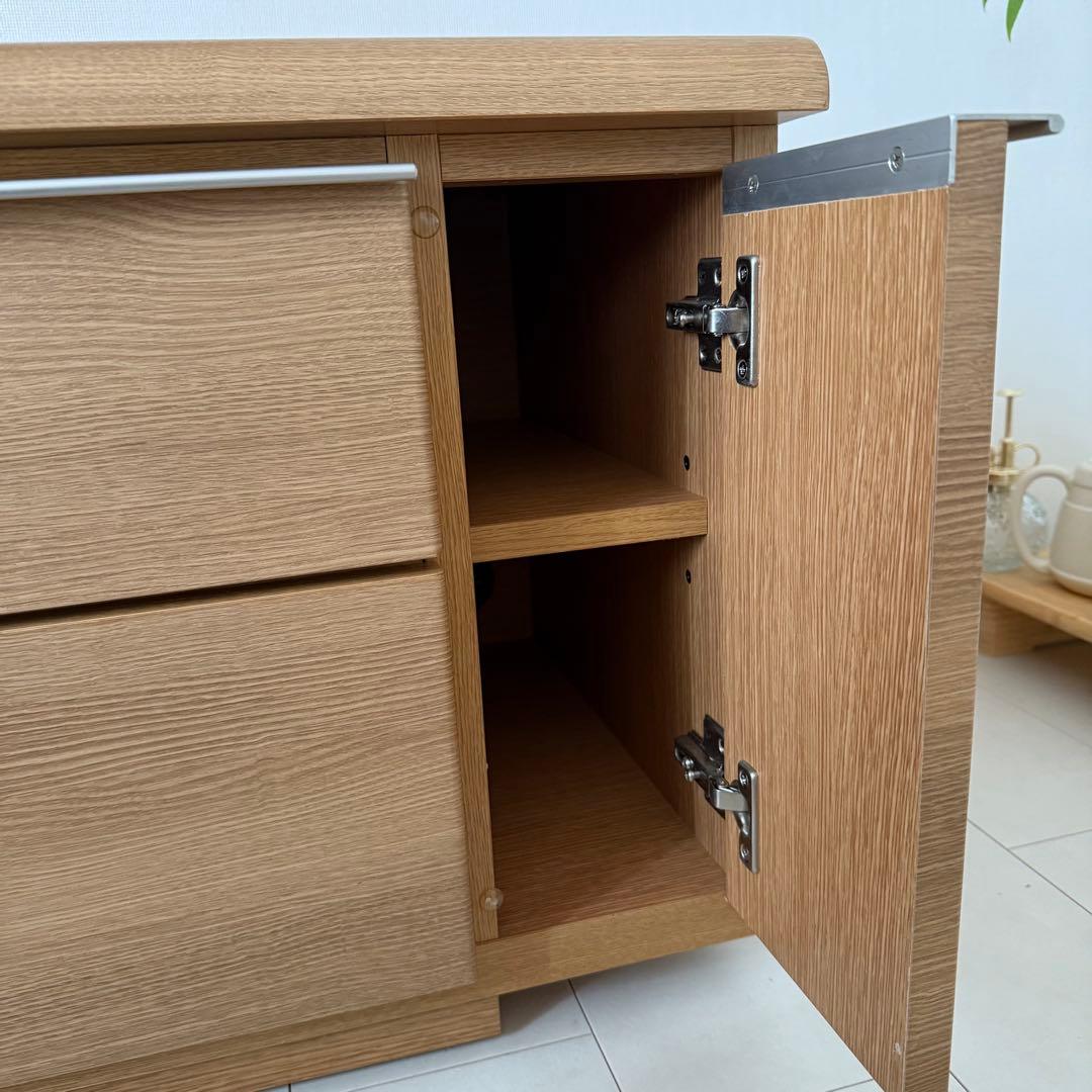 美品✨【ニトリ】テレビ台 ローボード 125cm パルサー 木目ライト