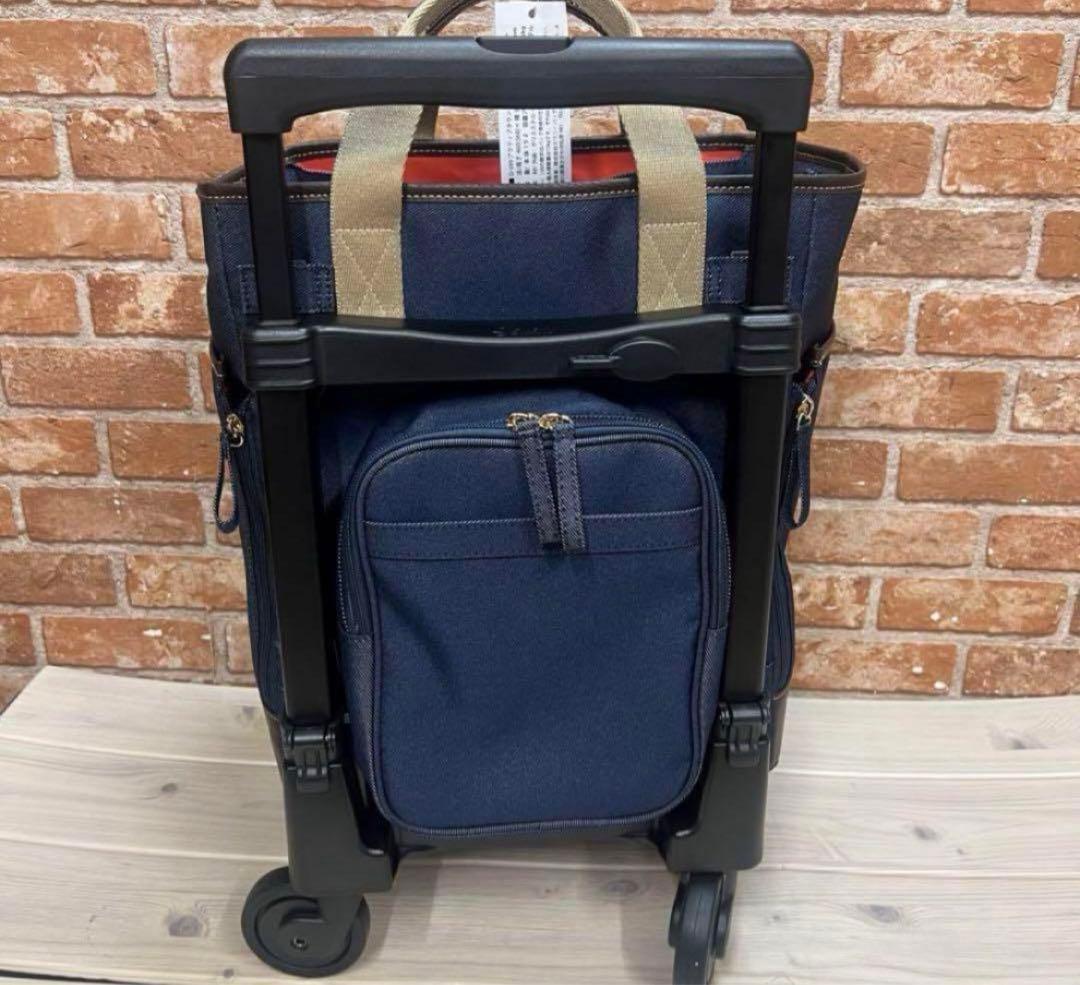 Mサイズ＞スワニー トートキャリー アクティブタウントート 4輪