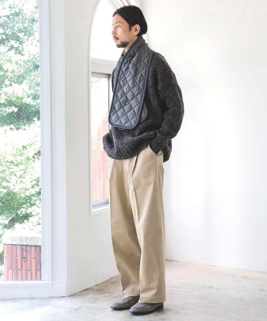 BEAMS別注】LAVENHAM / BUTTON QUILT SCARF | Shop at Mercari from