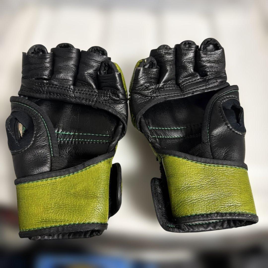 RIZIN オープンフィンガーグローブ オリーブグリーンSサイズ - メルカリ