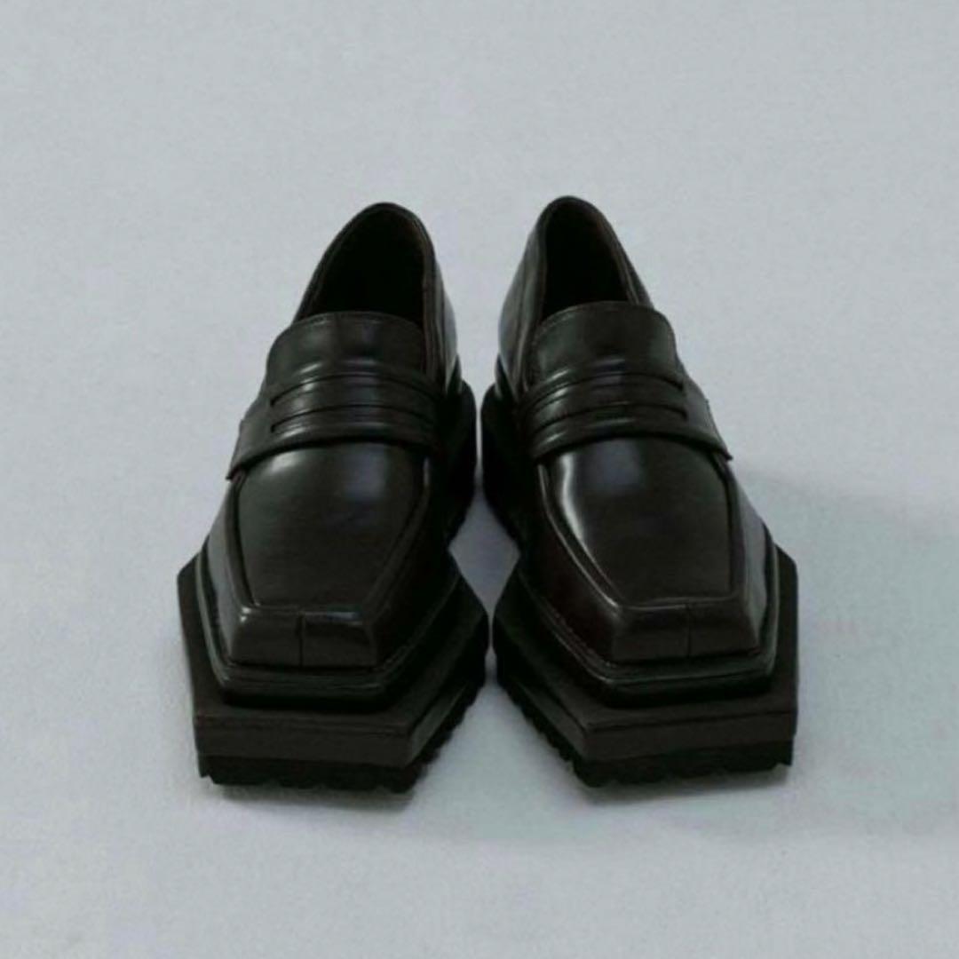 meltthelady square loafer ローファー 40 - メルカリ