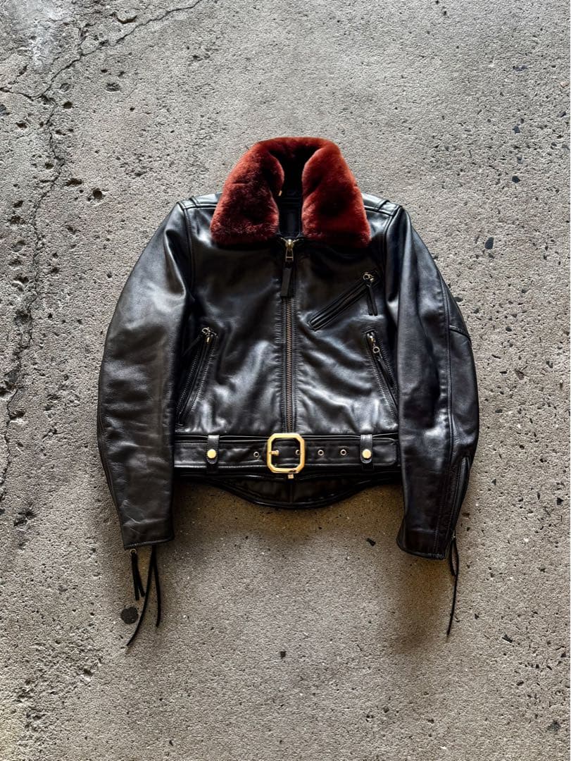 よ*じ様 上質牛革 ハーレーダビッドソン ポリスマン レザージャケット シングル よ*じ様 上質牛革 ハーレーダビッドソン ポリスマン レザージャケット