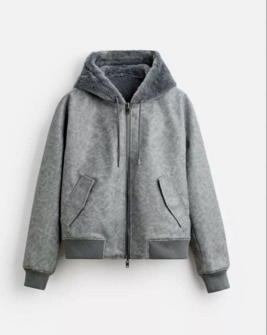 最終値下げ　ZARA リバーシブル　ボンバー　ジャケット M ZARA リバーシブルボンバージャケット Mサイズ ブラック - メルカリ