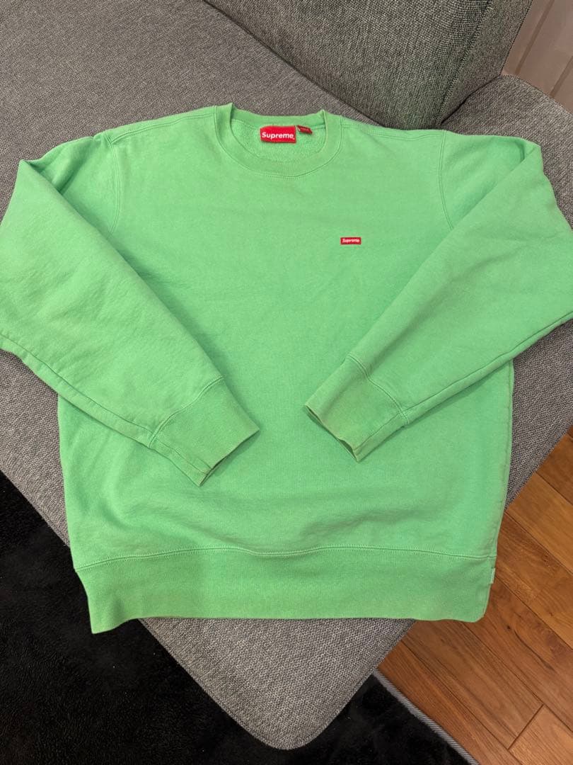 トップス Supreme Bright Green Small Box Crewneck Small Box Crewneck | Supreme 22ss