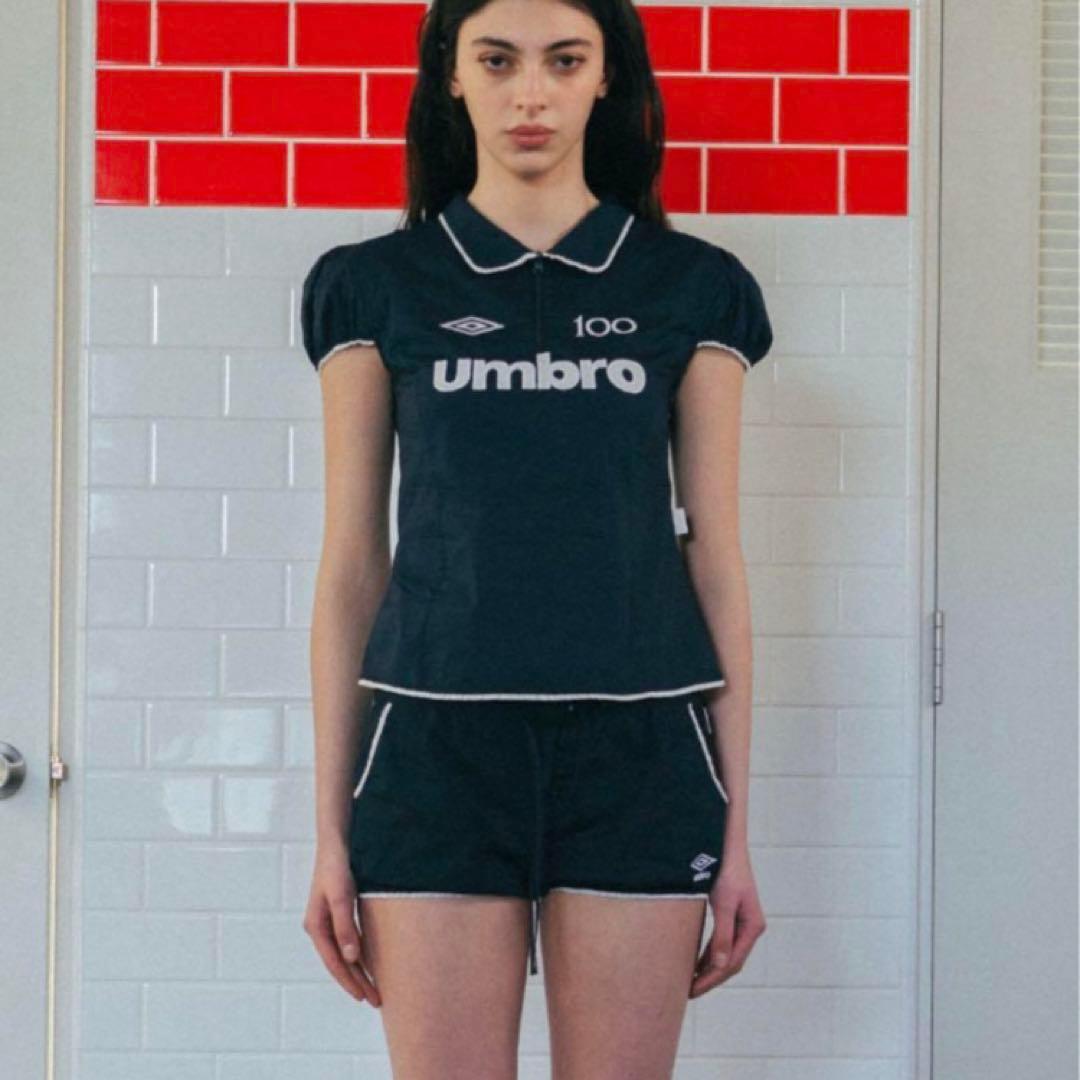 Sculptor umbro レースシャツ Mサイズ ネイビー