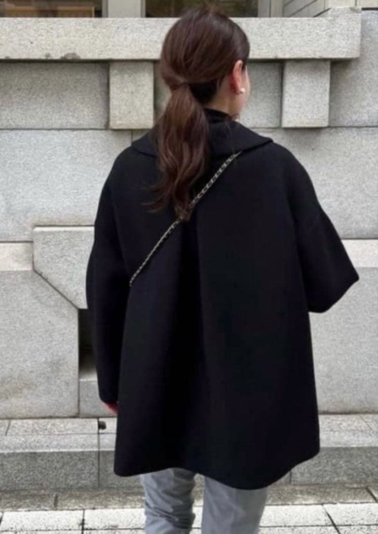 OHGA ブラック ボンディングコート - メルカリ