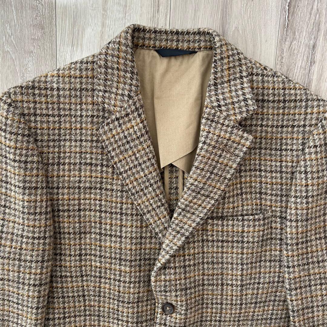 バナナリパブリック ハリスツイード テーラードジャケット ベージュ