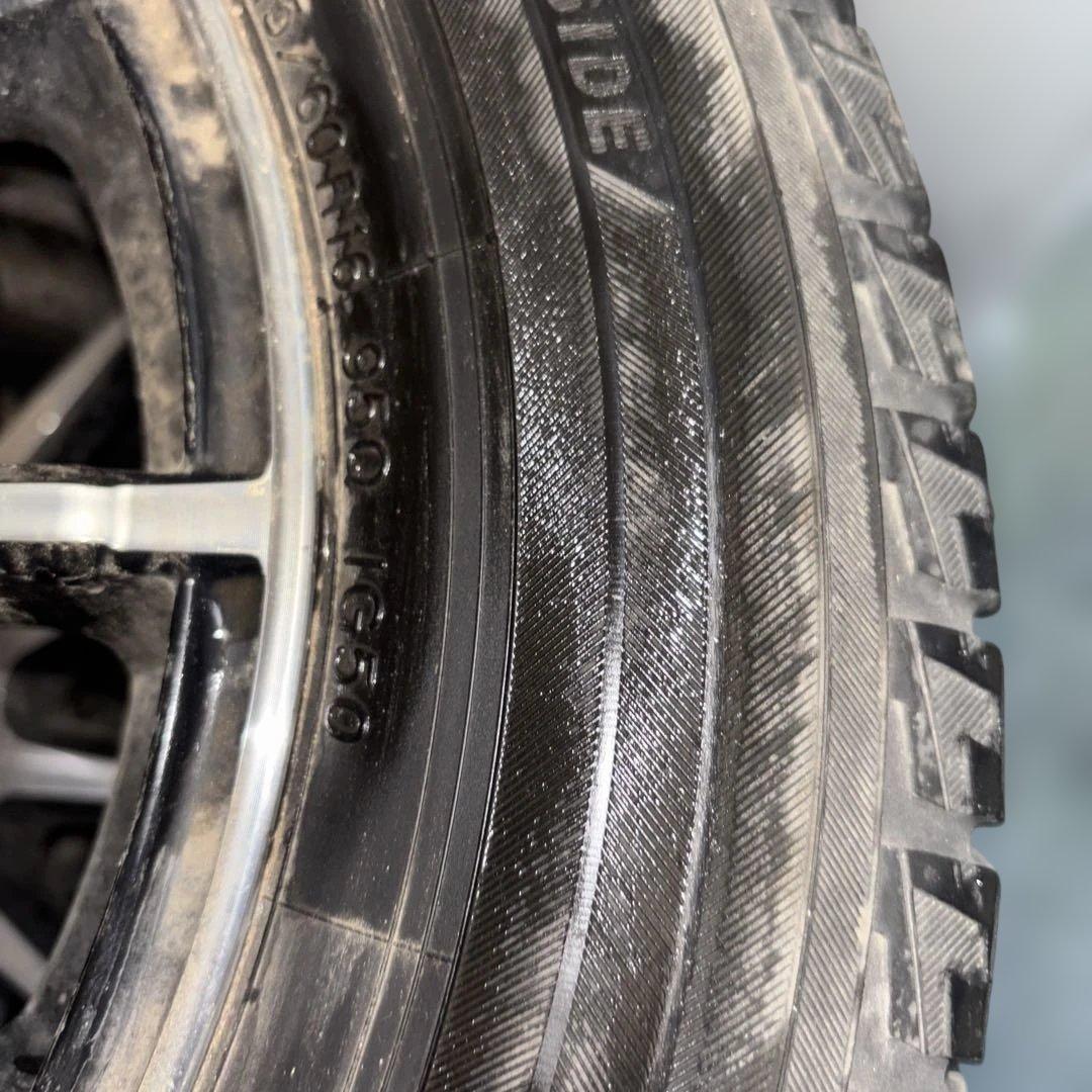 整備済、使用少 215/60R16 スポークデザインホイール 4本セット 1363269528